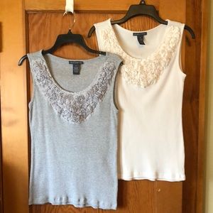 2 Embellished Tank Tops
